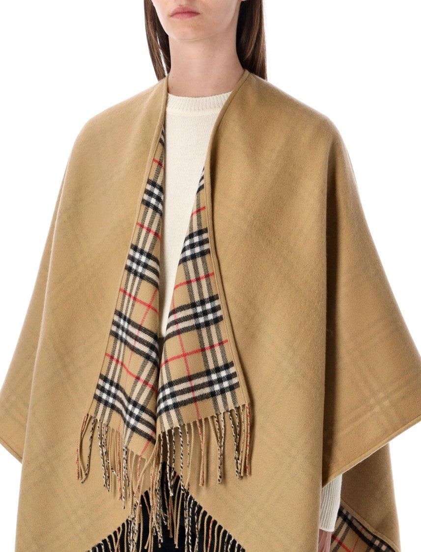 Burberry Reversible Vintage Check Cape