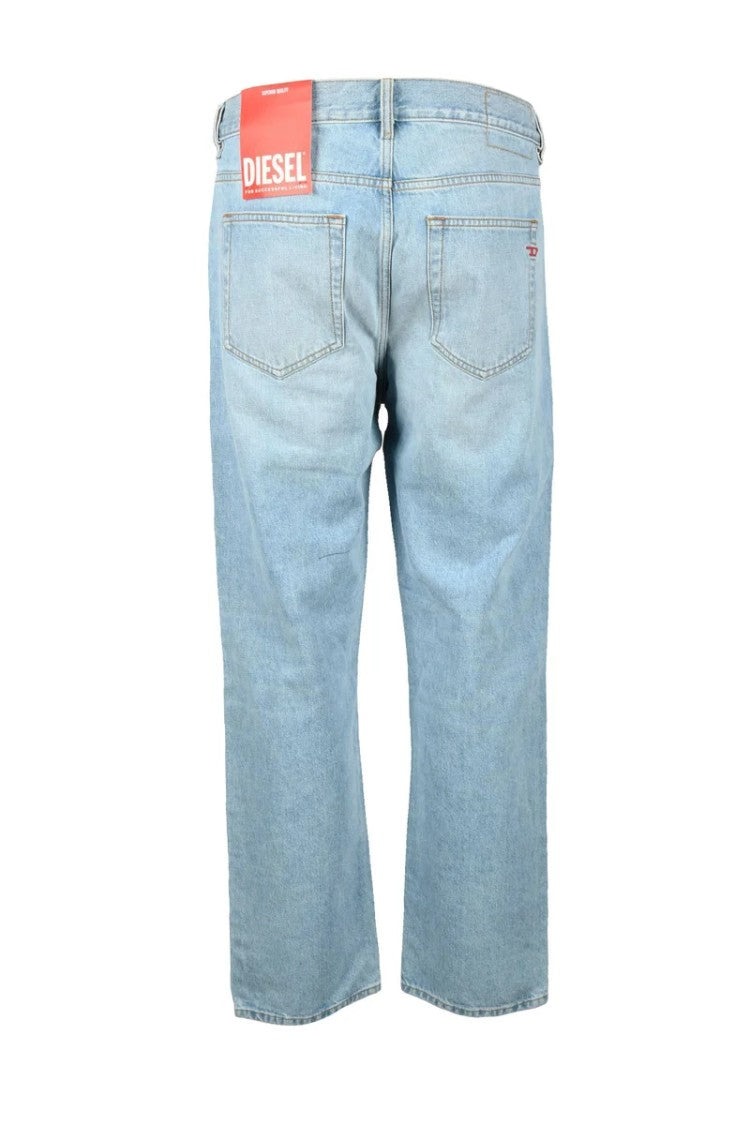 Diesel Light Blue Cotton Hemp Jeans