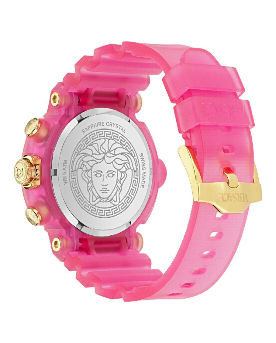 Versace Real Active Chrono Silicone Watch