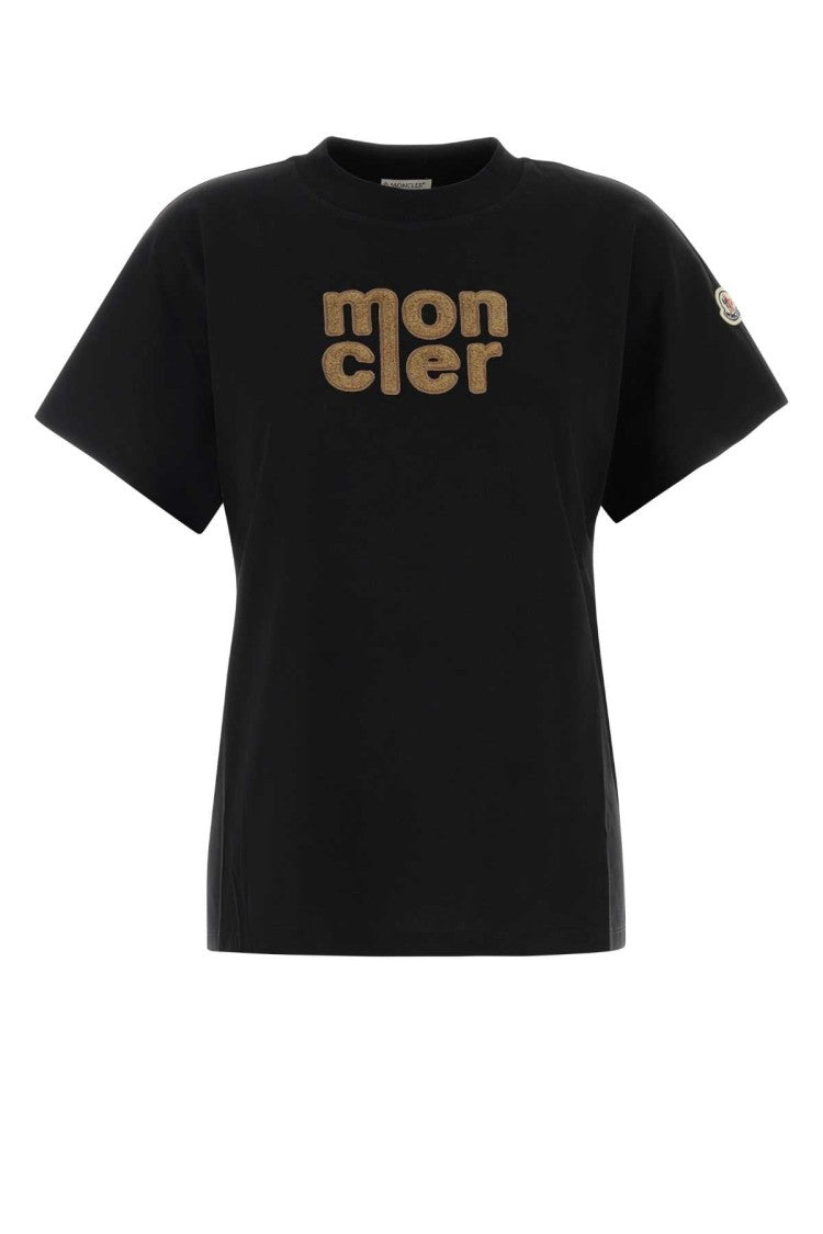 Moncler Black Cotton T-Shirt