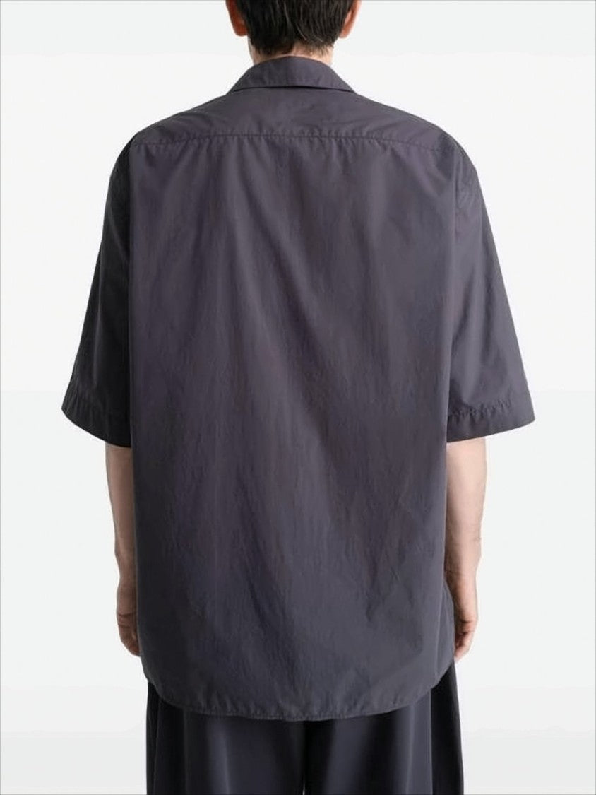 Lemaire Boxy Blue Short-Sleeve Shirt