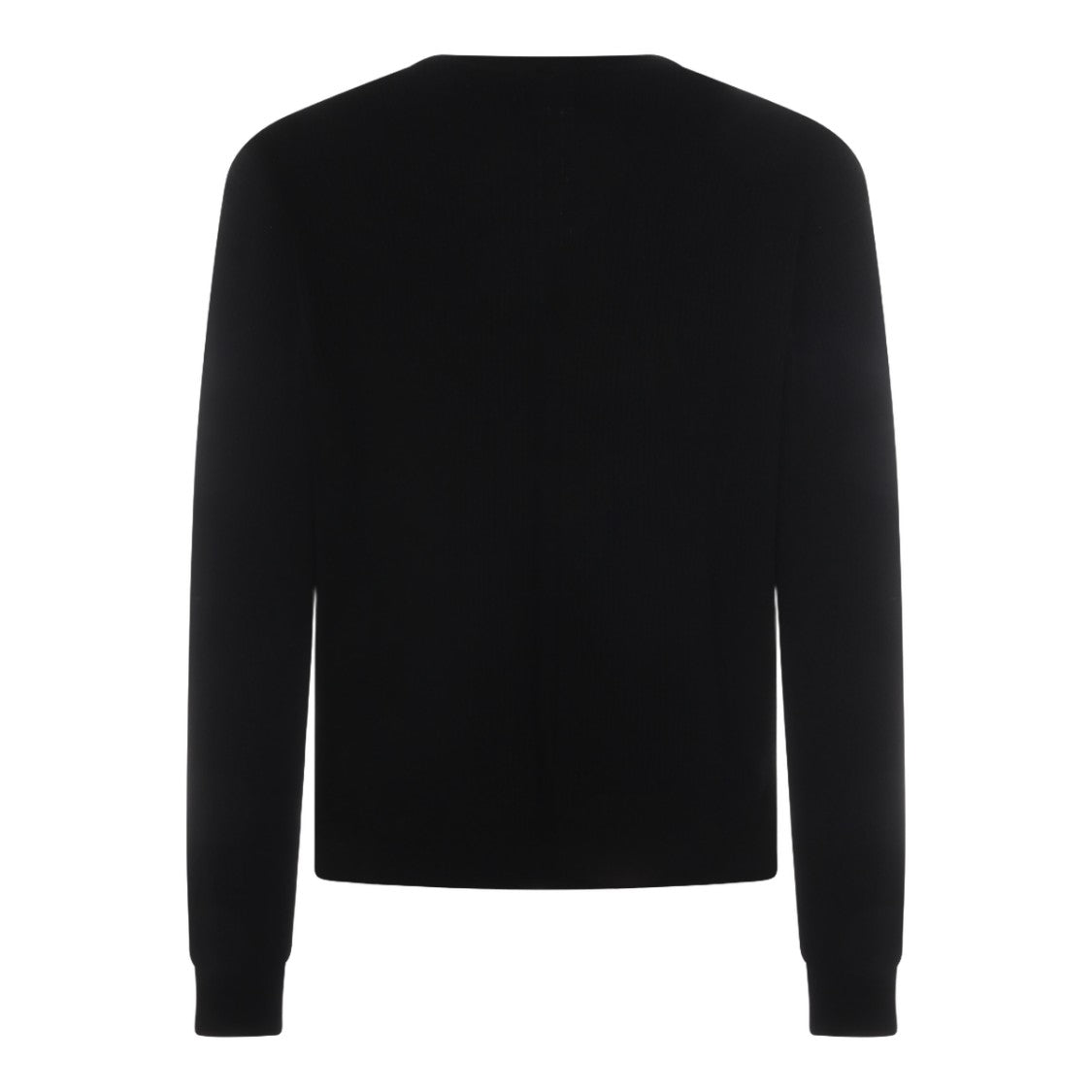 Rick Owens Black Sweater With Classic Crew Neckline