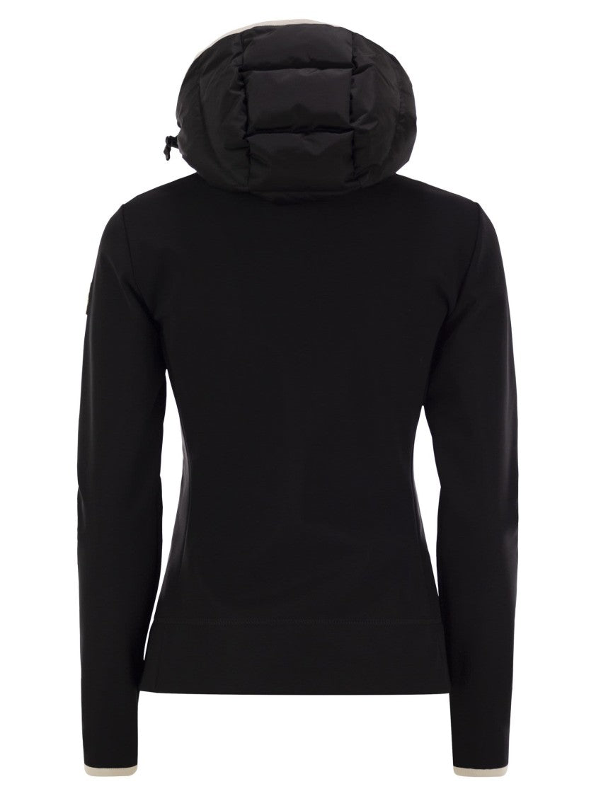 Moncler Grenoble Padded Sweatshirt With Hood And Zip