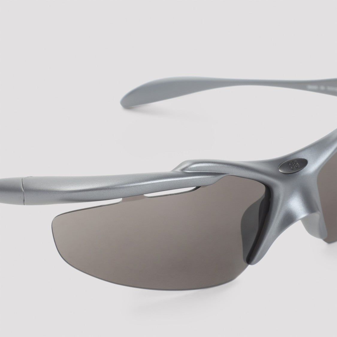 Balenciaga Matte Grey Acetate Turbo D-Fram Bb0464s Sunglasses