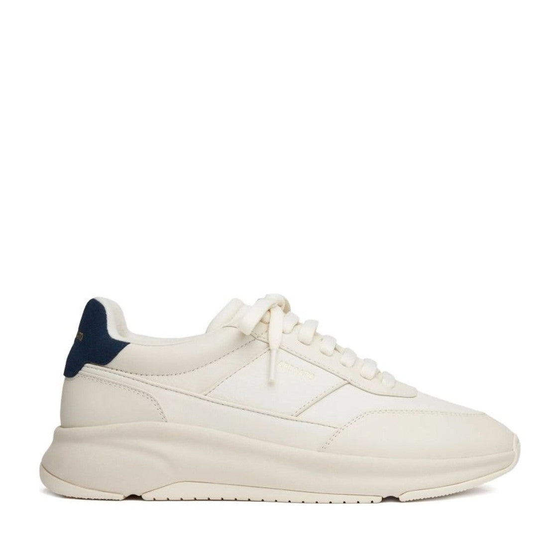 Axel Arigato White Genesis Neo Runner Cushioned Sole Leather Sneakers