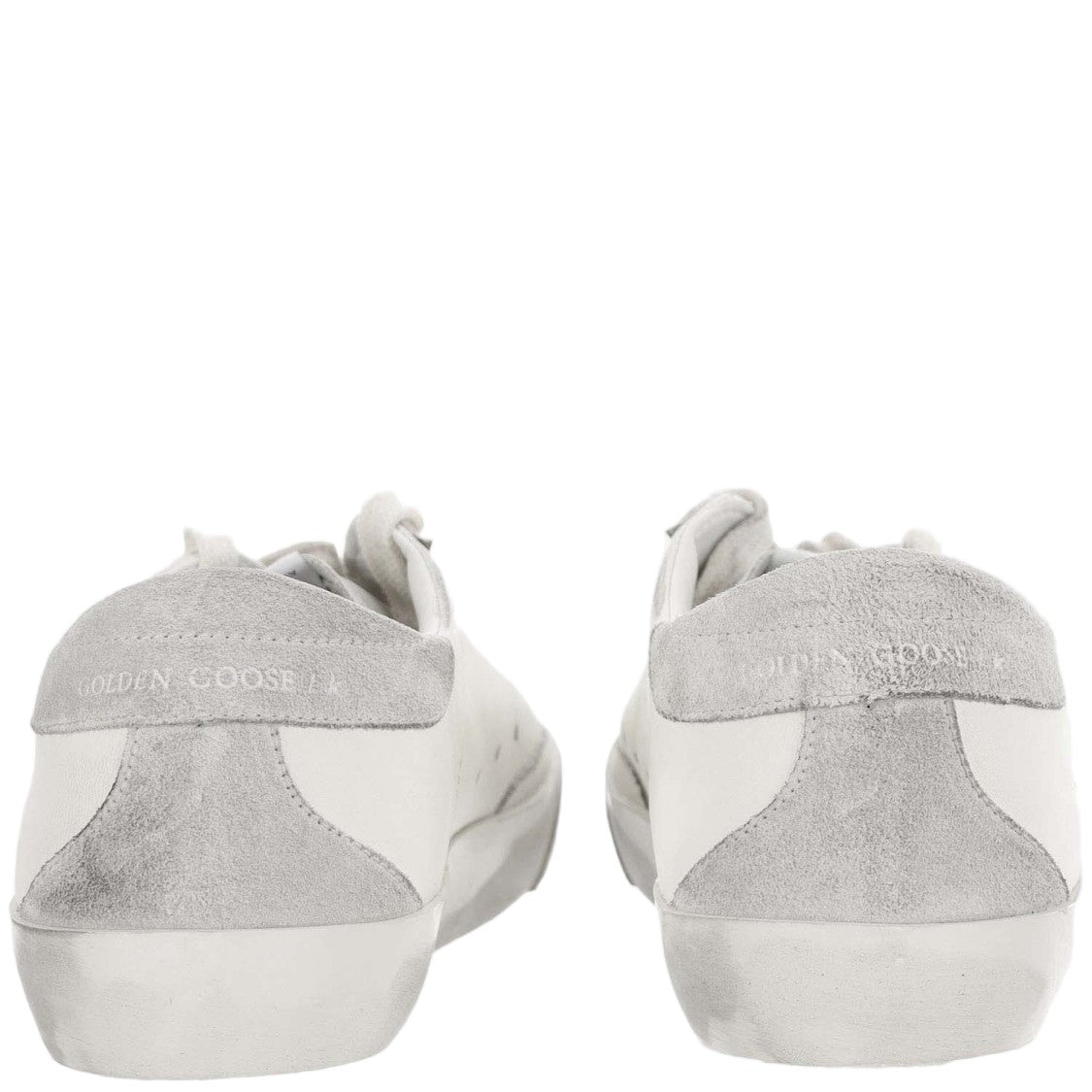 Golden Goose Low-Top Leather Sneakers With Iconic Star Patch And Contrast Tab