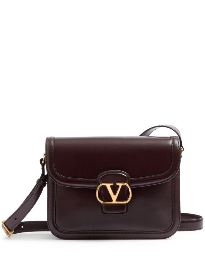 Valentino Brown Leather Shoulder Bag