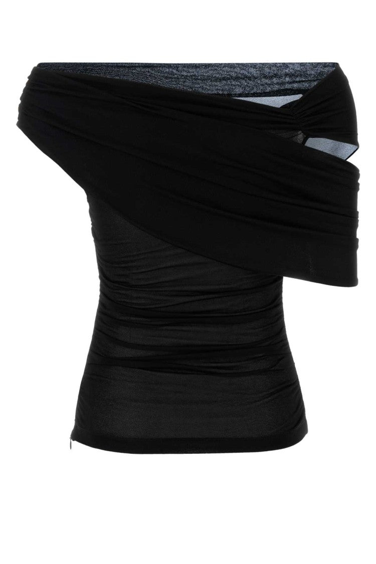 Blumarine Black Jersey Top