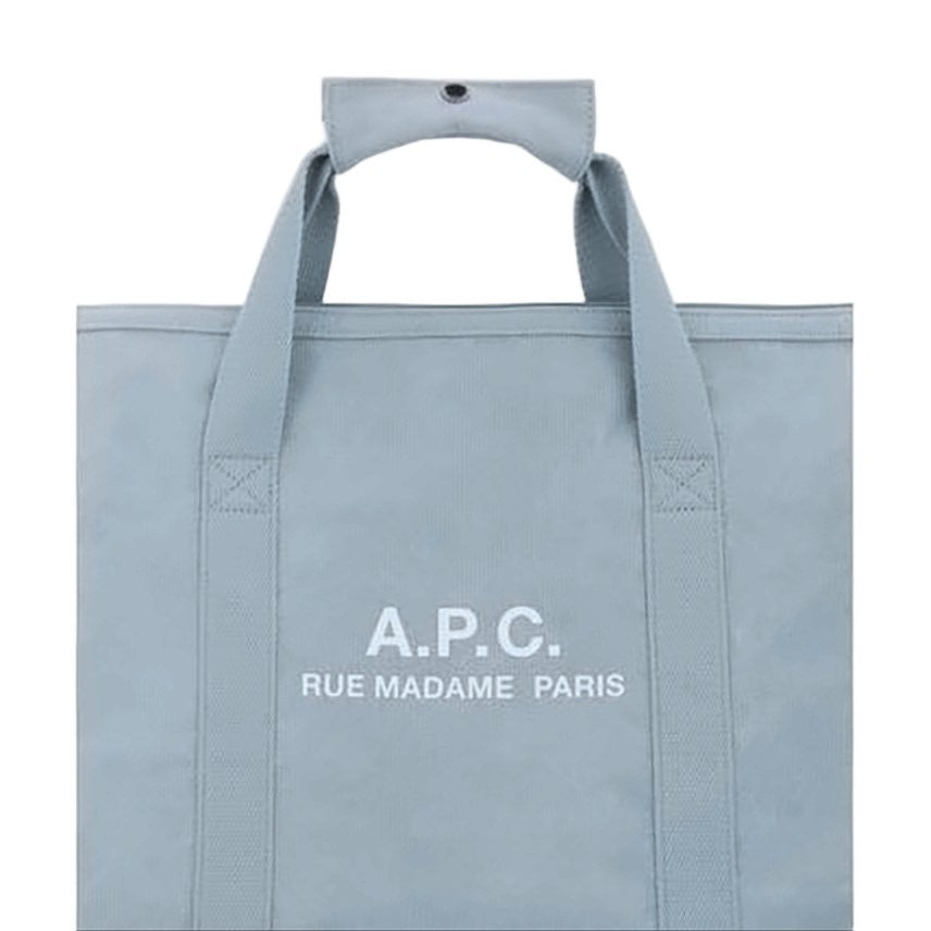 A.P.C. Structured Blue Tote Bag