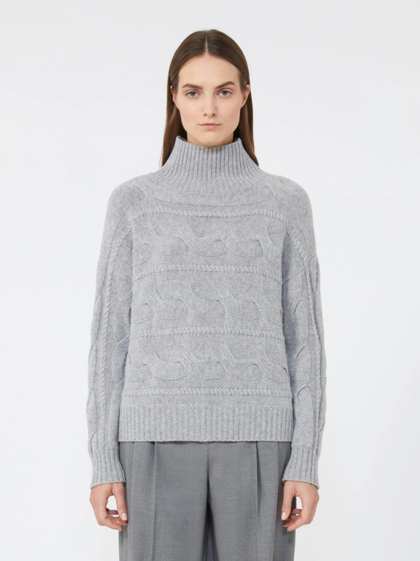 Max Mara Textured Cable Knit Sweater