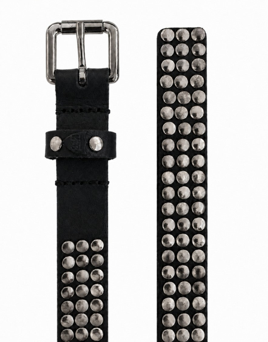 Htc Los Angeles Black 3000 Studs Leather Studded Belt