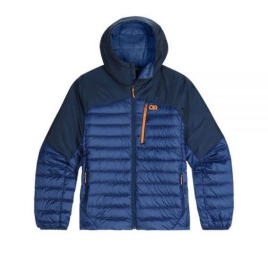 Outdoor Research Quilted Padded Outdoor Jacket With Contrasting Fabric And Functional Pockets