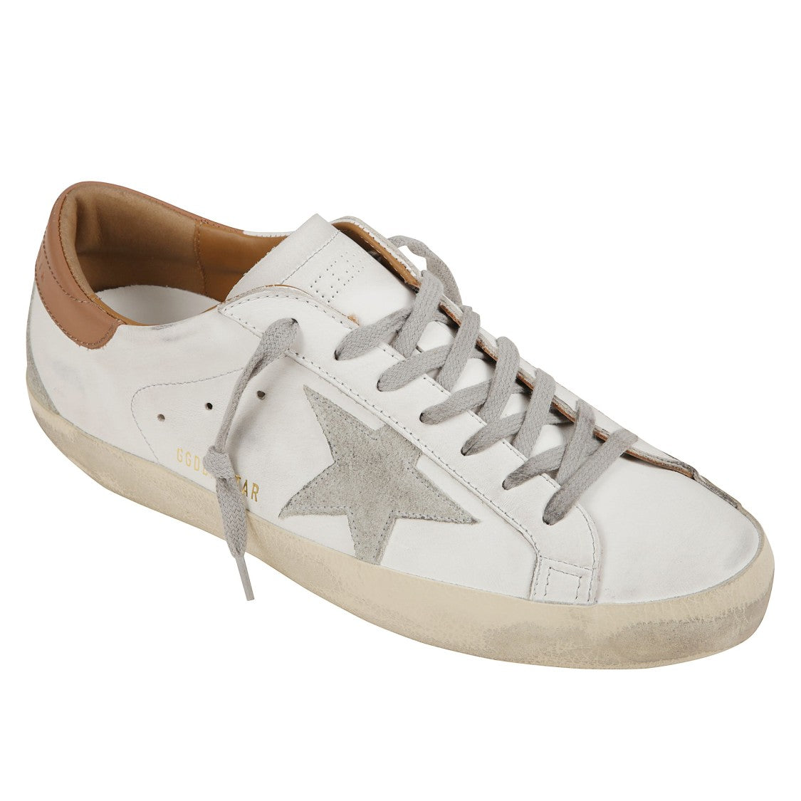 Golden Goose White Vintage Leather Sneakers