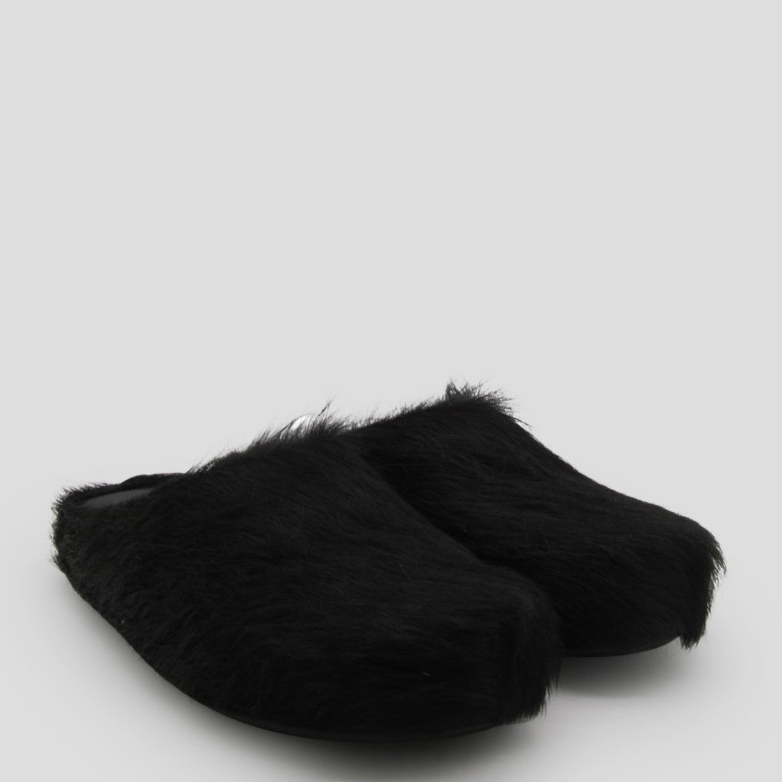 Marni Black Leather Flats