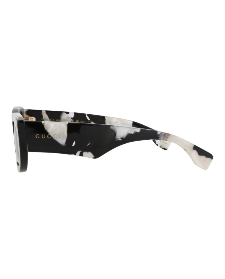 Gucci Round-Frame Recycled Acetate Sunglasses