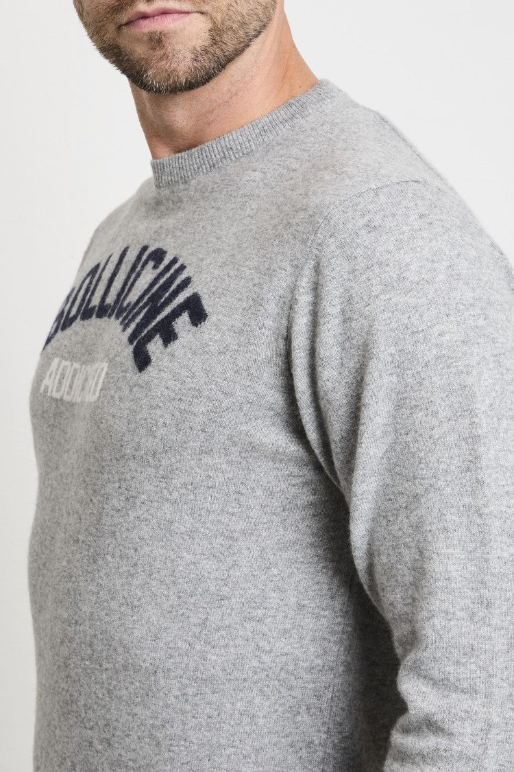 Mc2 Saint Barth Light Grey Crewneck Sweater