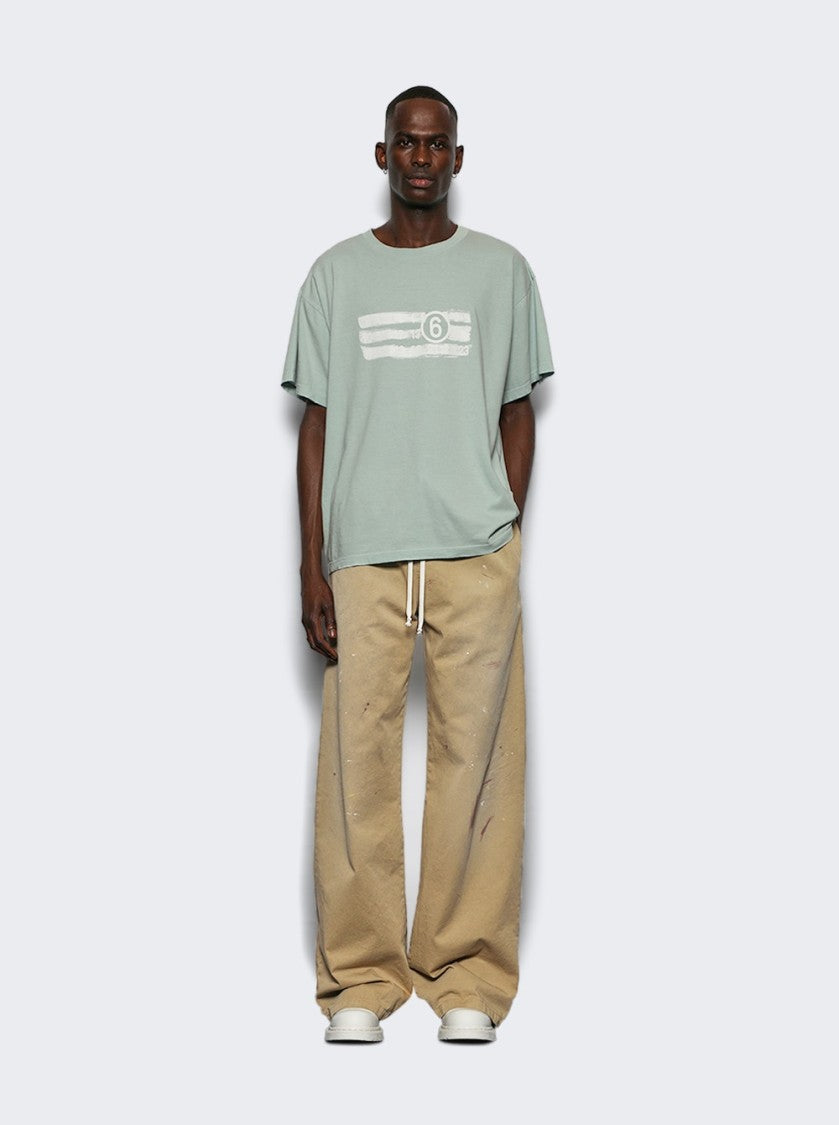 Mm6 By Maison Margiela Relaxed Sand Beige Pants