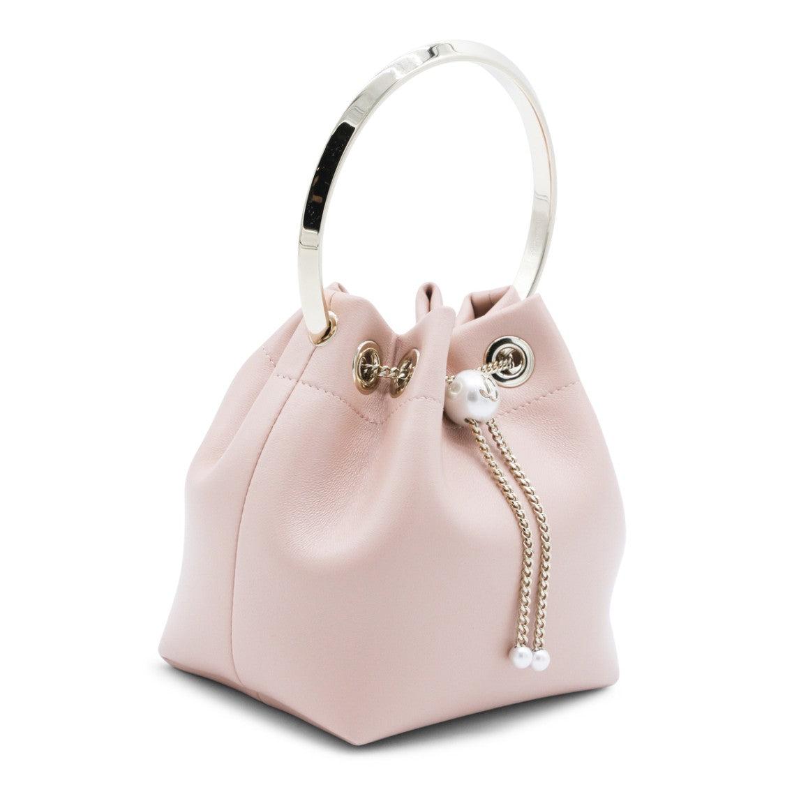 Jimmy Choo Macaron And Light Gold Bon Bon Top Handle Bag