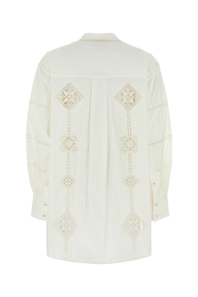 Isabel Marant White Poplin Soeline Shirt