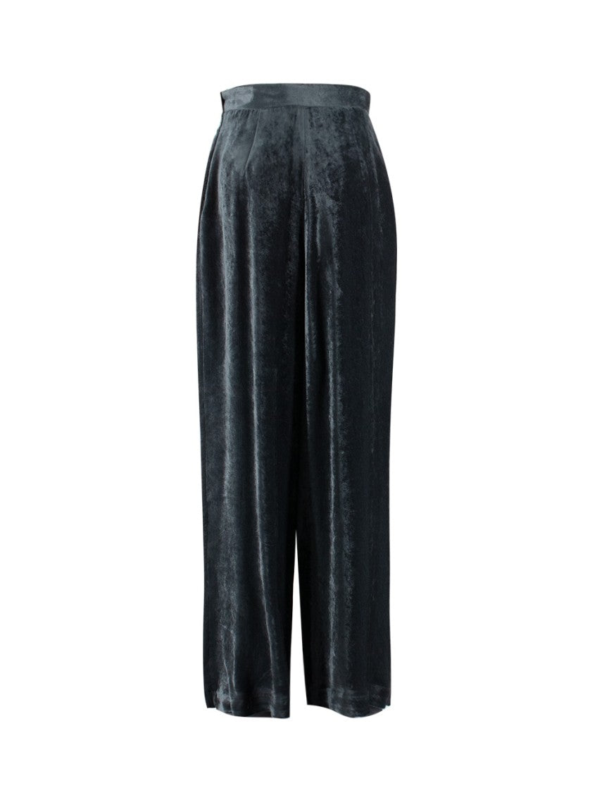 Fabiana Filippi Crushed Velvet Trousers