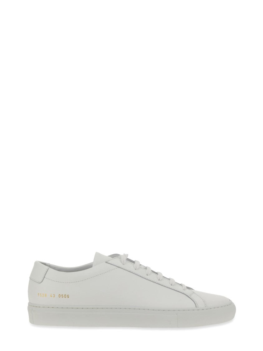 Common Projects White Low Achilles Original Leather Sneakers
