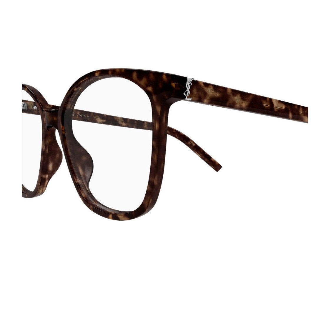 Saint Laurent Havana Sl M162 Monogram Acetate Square Sunglasses