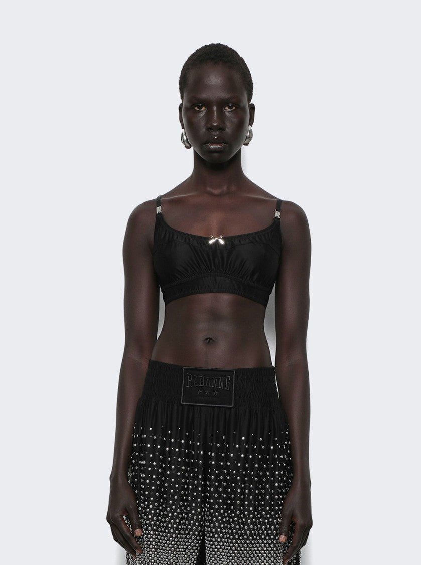 Rabanne Haut Bra Top Black