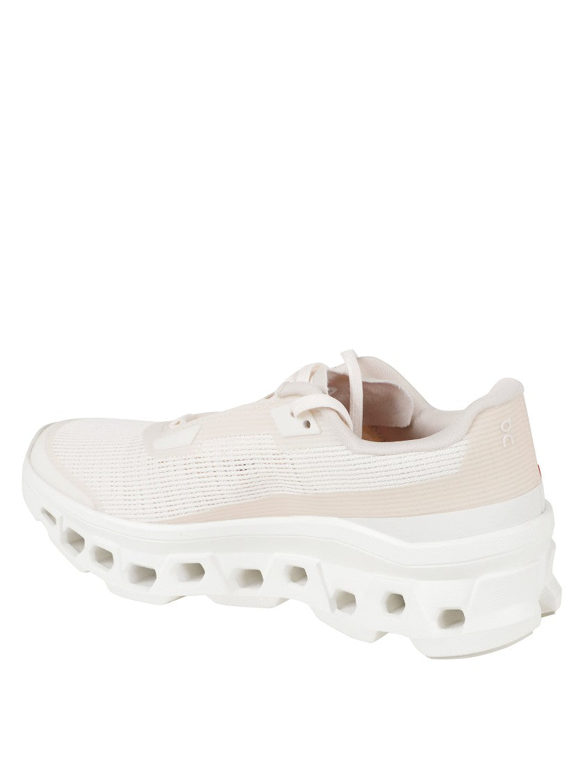 On Running Streamlined Ivory Sneakers With Cushioned Sole