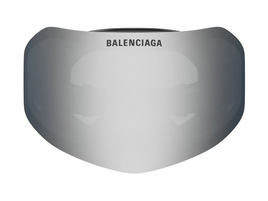 Balenciaga Bb0379s Futuristic Shield Sunglasses
