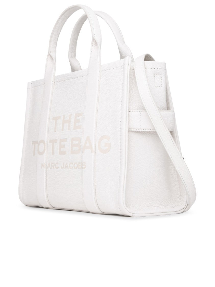 Marc Jacobs (The) Cream Leather Midi Tote Bag