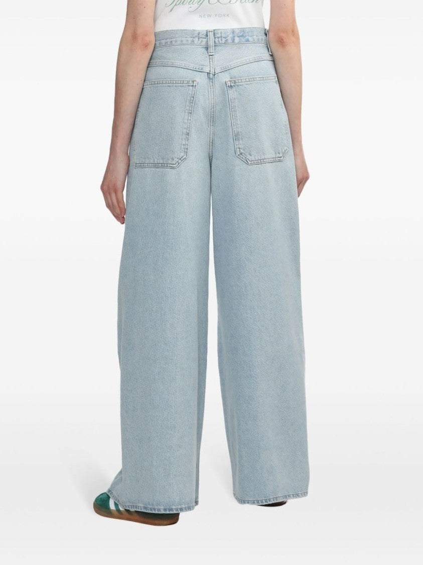 Agolde Nolan High-Rise Wide-Leg Jeans