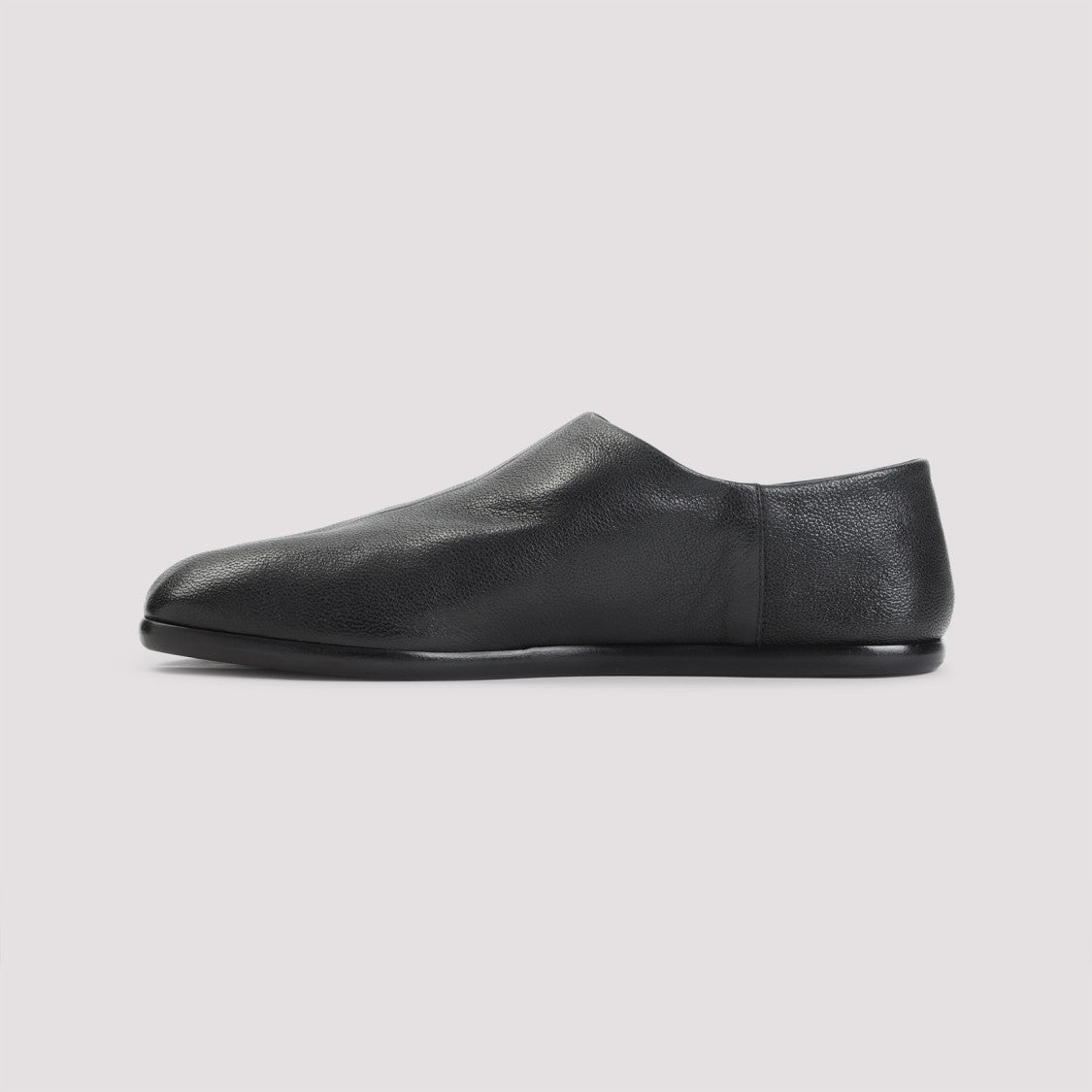 Maison Margiela Black Leather Tabi Babouche Loafers