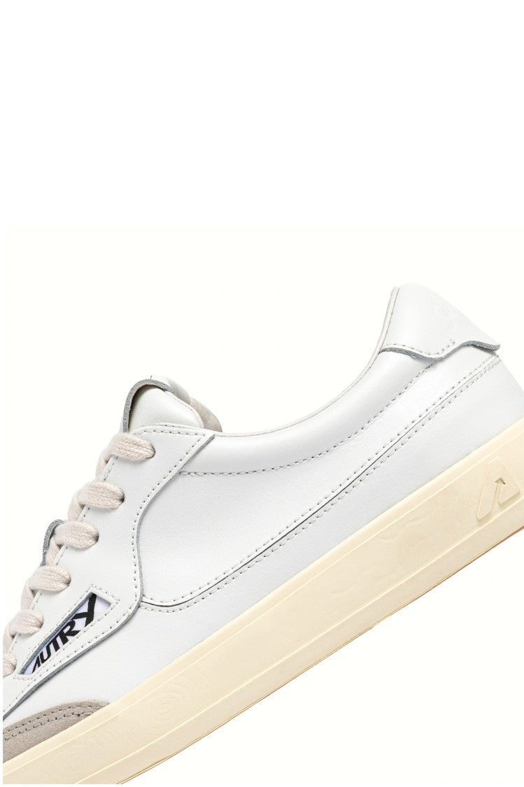 Autry White Windscape Leather Sneakers