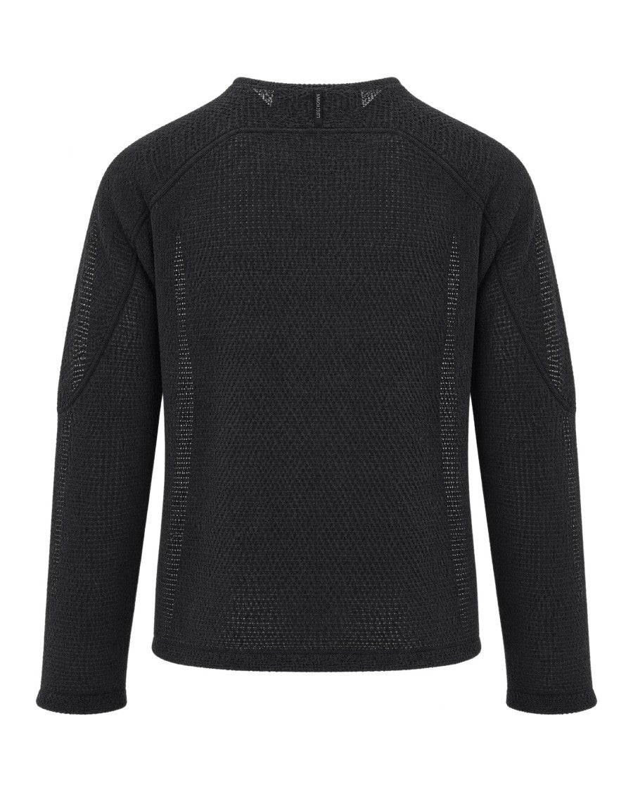 Satisfy Phantom Fuzzfleece Ad Grid Fleece Sweatshirt