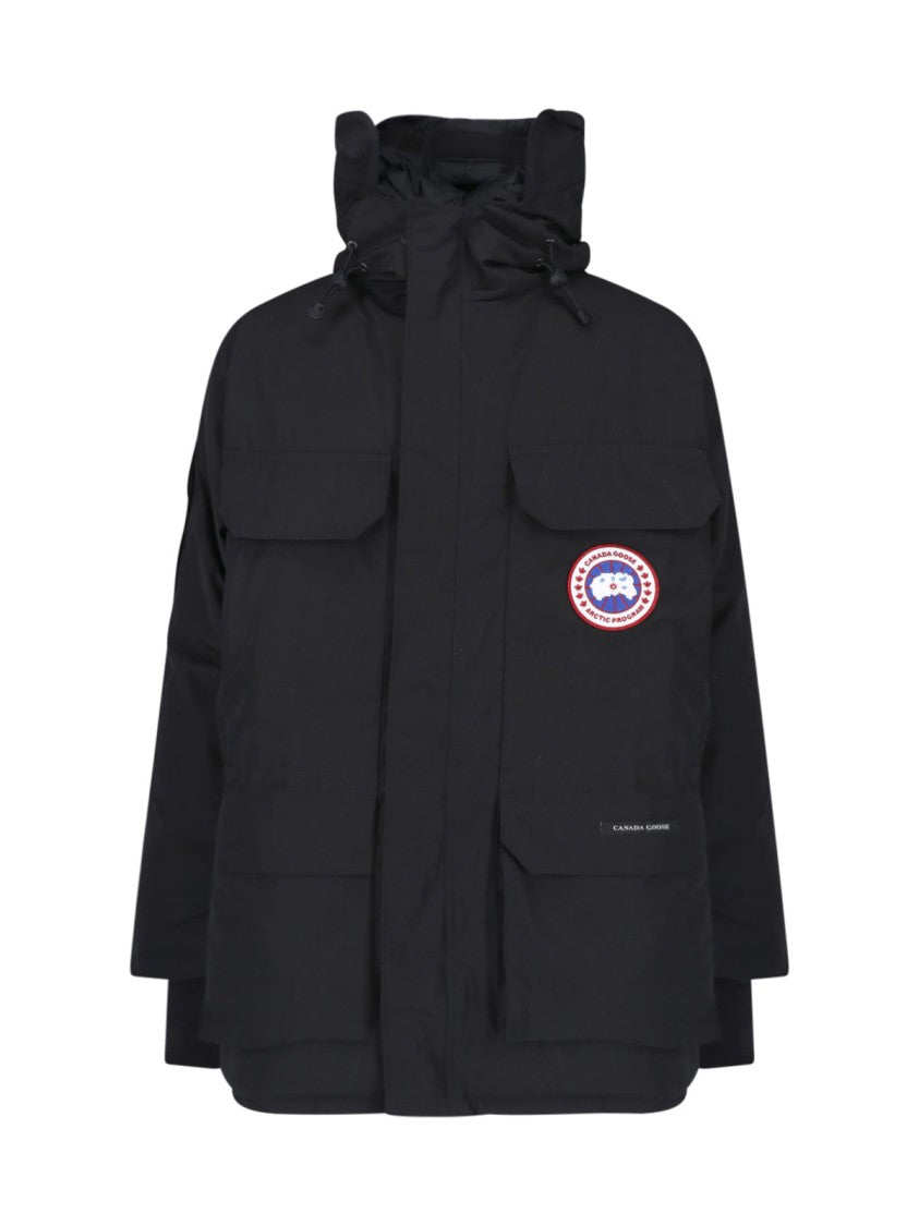 Canada Goose Black Expedition Padded Waterproof Down Jacket