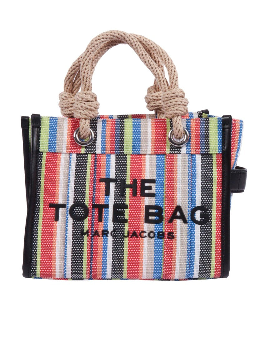 Marc Jacobs Multicolor Stripe Small Tote Bag