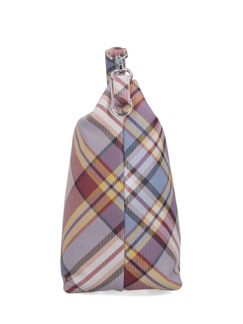 Vivienne Westwood Tartan Logo Bucket Bag – Multicolor