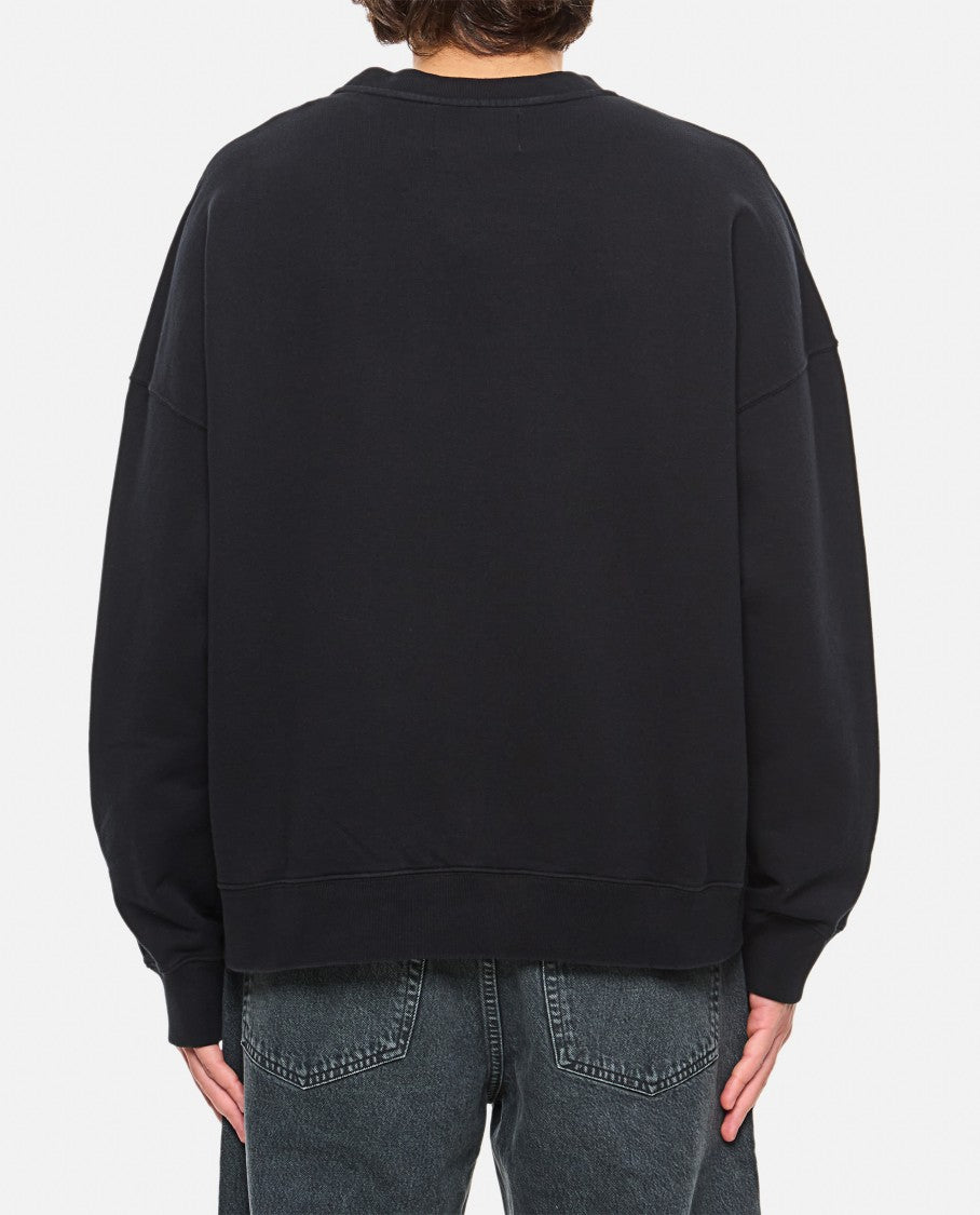 Golden Goose Black Round Neck Star Sweatshirt