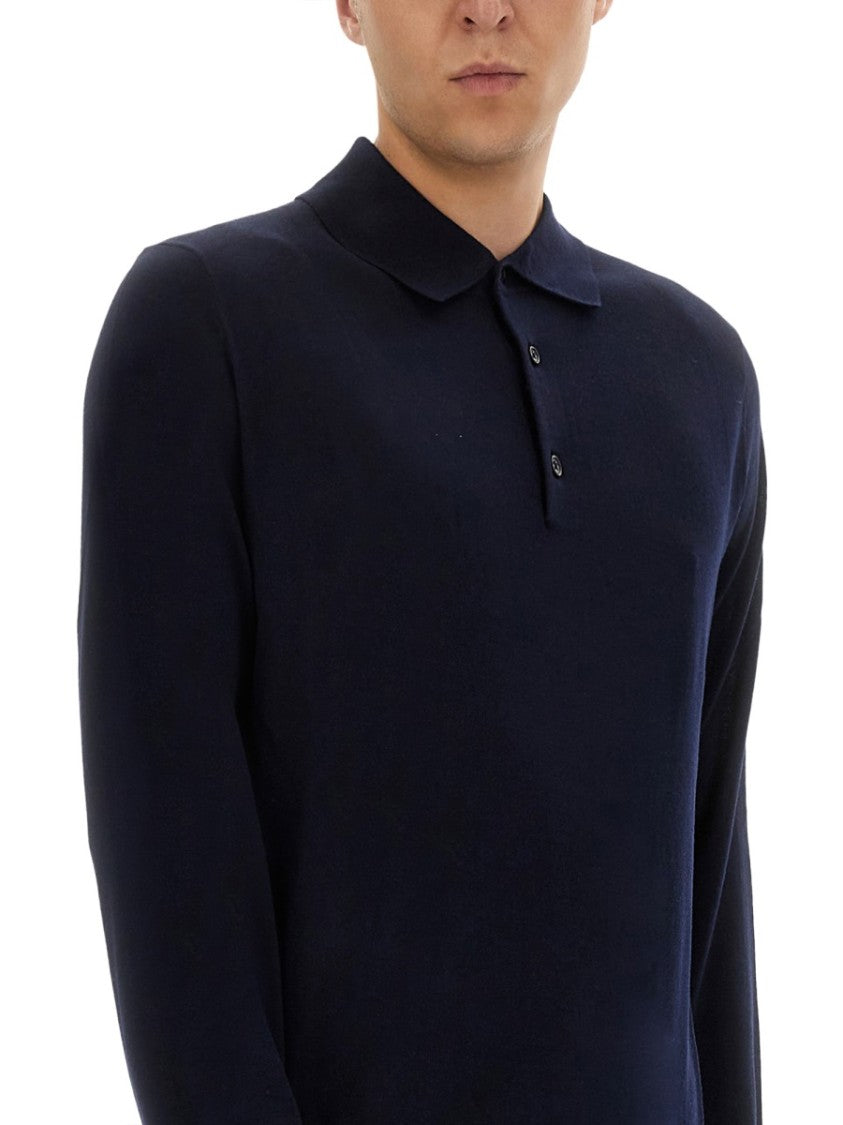 Sunflower Classic Black Wool Polo