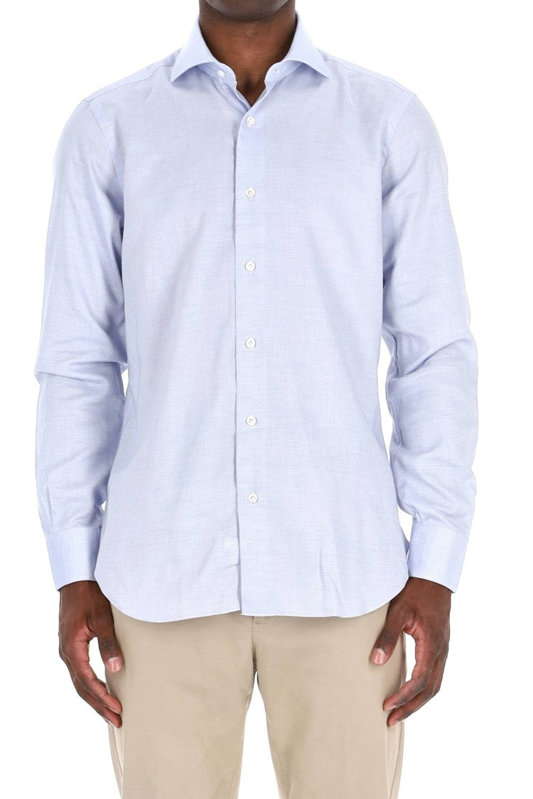 Barba Culto Line Woven Cotton Shirt
