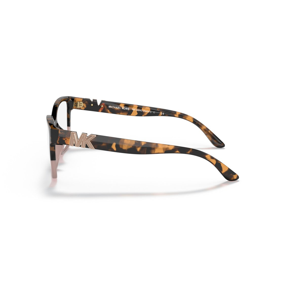 Michael Kors Square Tortoiseshell And Soft Pink Eyeglasses