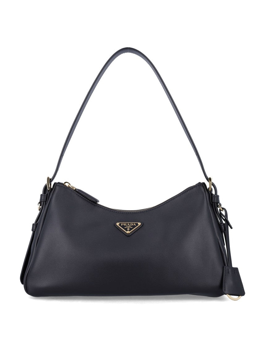 Prada Smooth Calf Leather Hobo Bag