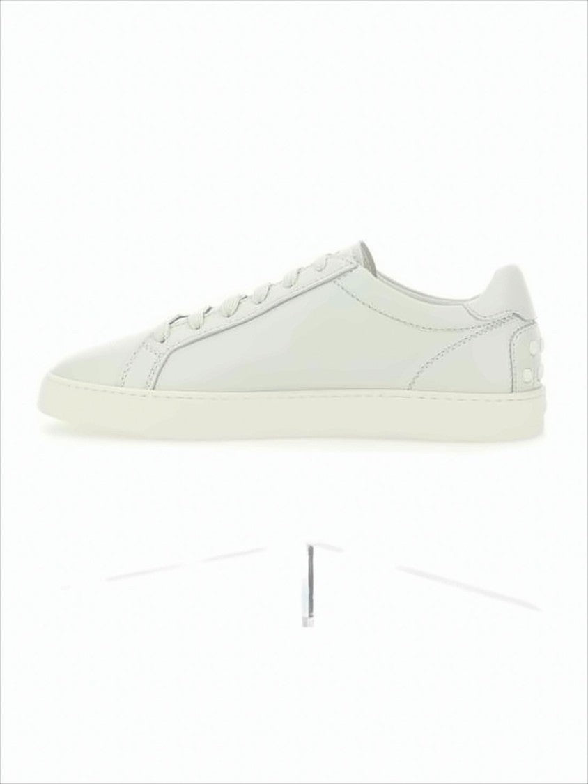 Tod's White Calf Leather Sneakers