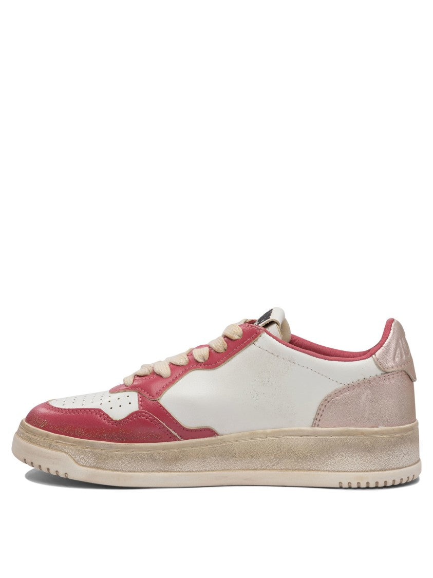 Autry Low-Top Sneakers With Smooth Leather And Suede Panels