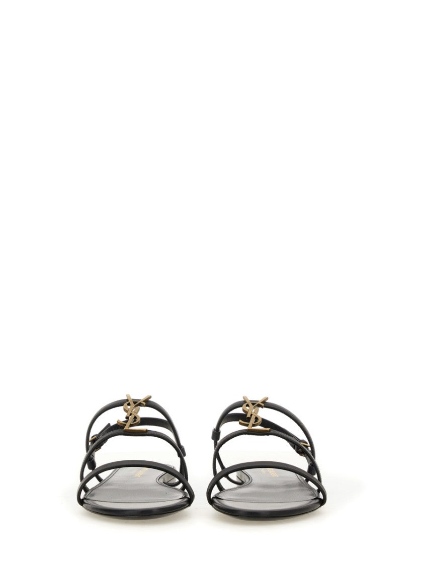 Saint Laurent Cassandra Flat Sandal