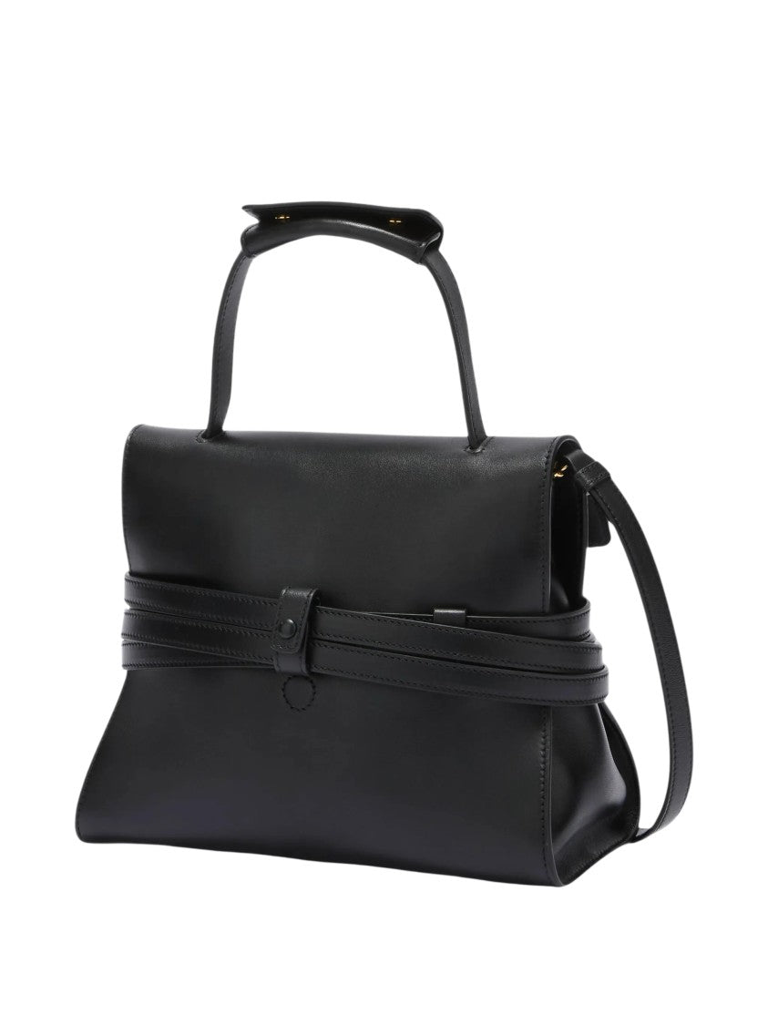 Moschino Borsa Nappa Leather Shoulder Bag