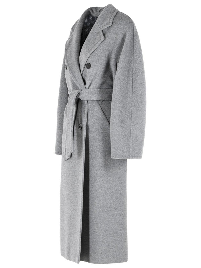 Max Mara 'Madame' Virgin Wool And Grey Cashmere Coat
