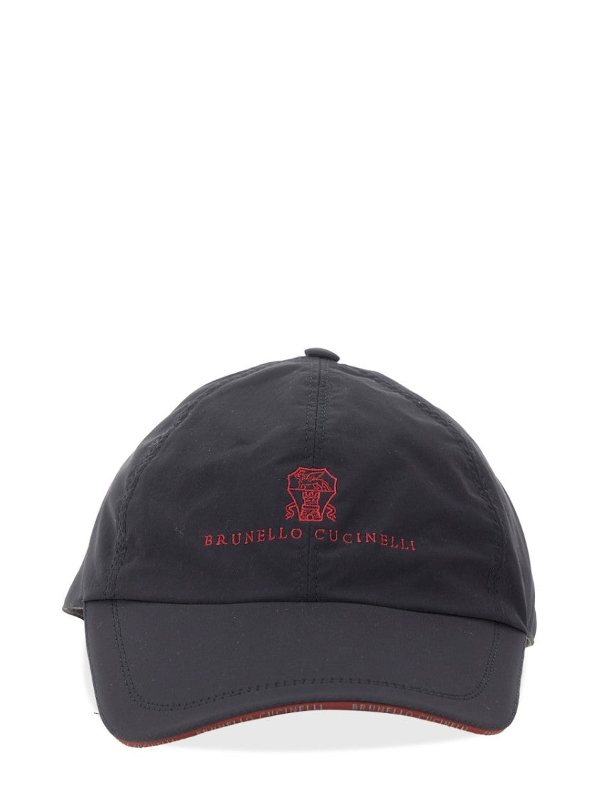 Brunello Cucinelli Baseball Hat With Logo