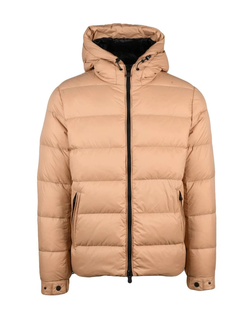 People Of Shibuya Abaka Down Jacket With Hood And Horizontal Quilting