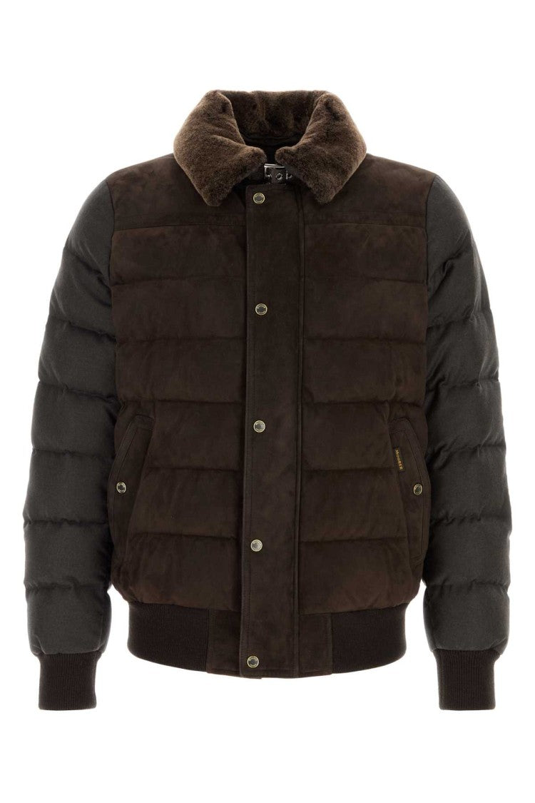 Moorer Brown Suede Viani Jacket